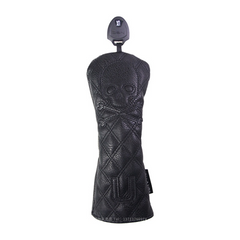 Sleek Black PU Golf Headcovers